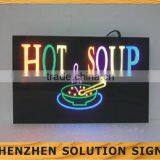 Outdoor Bar Open Led Resin Sign Board