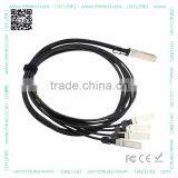 High Performance DAC Compatible 40G QSFP to SFP+ Direct Attach Cable thumbnail-3