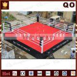 Professional Competition Thai Boxing Ring With Strong Ropes and Corner Pad
