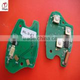Tongda remote key PCB, 3 button remote PCB 433mhz 7947 chip for Renault