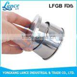 SGS Food Grade Custom Stainless Steel 304 Silk Printing Round Folded Cup thumbnail-4