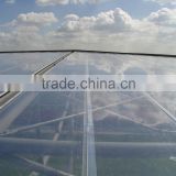 Clear ETFE coated film tensile fabric architecture roof and inflatable cushion construction building in Hannove for