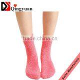 Custom Sock Manufacturer Customized Logo microfiber socks/soft custom warm polyester fuzzy socks/cozy socks                        
                                                Quality Choice