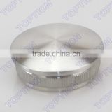Stainless steel handrail balustrade round tube end cap knock in type end cap