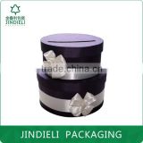 round shaped cardboard hat box packaging