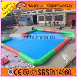 2016 largest inflatable rectangular pool for water toys pool game