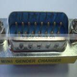 Durable DB15M TO DB15F Adapter (two Rows)