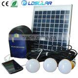 Compact and portable 6W 18V solar home lighting system