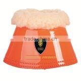 Color Neoprene With Sheepskin Horse Bell Boots/ Neoprene Horse Over Reach Boots / Neoprene Colors Bell Boots/over Reach Boots thumbnail-5