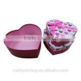 2015 Hot-sale Factory Custom Heart-shaped Paper Gift Box