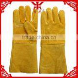 14 Inches Leather Welding Safety Gloves thumbnail-1