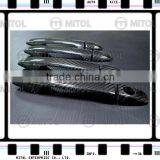 For Subaru WRX 2014- Carbon Fiber Car Door Handle Cover w/ 1 Keyhole thumbnail-2