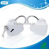 TUV Passed AJF 2016 the Newest Popular Product of Shiny White Color Wish Love Heart Lock,Liebesschloss,cadenas thumbnail-3