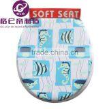 GLD Hot Sales PVC Material Soft Close Toilet Seat Economic Toilet OEM Service Plastic Toilet Seat thumbnail-5
