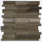 Athens Gray Marble Mosaic With Up&down Design thumbnail-1
