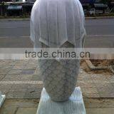 Sea Lion Statues for Sale White Marble Stone Hand Carved Sculpture From Vietnam thumbnail-3
