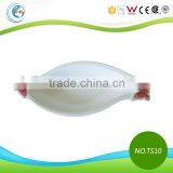 Hot Selling Decal Boat Shape Ceramic Dish for Hotel thumbnail-2