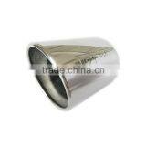 Universal Fits Car Stainless Steel Chrome Slant EXHAUST Tail Muffler Tip Pipe thumbnail-2