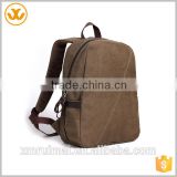 Khaki china custom casual outdoor canvas 40l backpack school bags