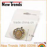 Luxury Large Marble Gemstone Ring With AB Stones thumbnail-1