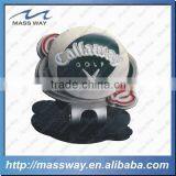 Promotional Round Shape Custom Metal Epoxy Silver Golf Ball Marker Holder thumbnail-2