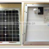 10w mono Solar modules with CE, TUV, PV CYCLE