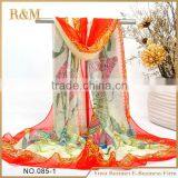 Factory Popular Attractive Style Women Muslim Silk Long Scarf Fastest Delivery thumbnail-3