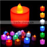 Environmental quality Plastic Yellow LED Candle Light