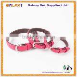 SImple Design Soft Padded Leather Dog Collar,Bling Beaded Wholesale Dog Collar thumbnail-2