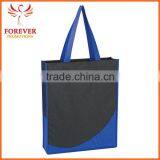 Promotional Non-woven Tote Shopper Bag With Accent Trim and Handles thumbnail-6