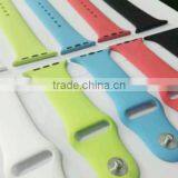 Silicone Sport Edition Soft Watch Band Straps Wrist Strap With Connector Adatptor Adjustment Length For Apple Watch Iwatch thumbnail-5