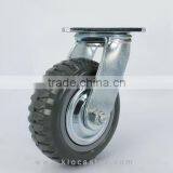 High Quality Swivel Heavy Duty Grey PU Caster Flame Caster thumbnail-1