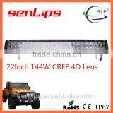 2016 New Model 4D Lens 144W C-REE Chip Leds Light Bar 20inch Waterproof Truck 4X4 Light Bar