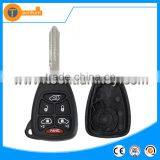High Quality 5 + 1 Button Remote Key Blank Case Shell With Battery Clamp Replacement for Chrysler Dodge Jeep