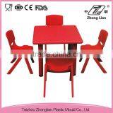 School Plastic Colorful Cheap Eco-friendly Tables and Chair Sets thumbnail-3