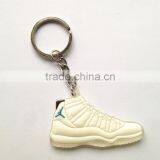 Shoes Shaped Custom PVC Key Chain Wholesale Metal Rubber Funny Key Ring