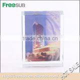 Freesub BSJ01 L80*H60*W25mm Small Square Blank 3D Sublimation Crystal Photo Gifts