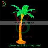 2016 2.6M Green Artificial Outdoor Decorative Led Palm Tree Lighting