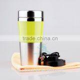 Made in China Electric Heating Mug Car Travel Mug Double Wall Stainless Steel Rechargeable Mug thumbnail-1