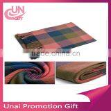 Elegant Checked Cloth Patterns 100% Jacquard Acrylic Colorful Men Custom Woven Scarf