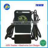 Real Time Portable Mini GMS/GPS/GPRS Tracker With Hard Wire Charger