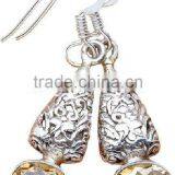 Affordable!! Sterling 925 Silver Fashion Jewelry Gemstone Jewellry Wholesale Womens Earrings Solitaire Diamond thumbnail-1