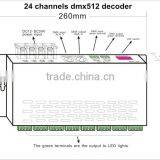 Bincolor DC12V-24V Dmx512 Decoder and Dmx Controller 24CH thumbnail-3