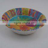 New Products 2016 Disposable Gold Colour Raw Materials Paper Plate For Party thumbnail-1
