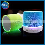 2017 Christmas Gifts Bluetooth Speaker Wireless with LED Light Mic SD TF Card Slot For Apple Iphone Samsung Galaxy S7 Xiaomi