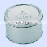 High Quality CMYK Printing Round Shape Blank Box for Packating Watch Tin Box