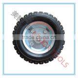 6X2 Solid Rubber Wagon Wheel With Steel Rim thumbnail-2