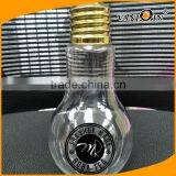 Big Mouth 500ml Plastic Light Bulb Bottle for Boba Tea BPA Free thumbnail-2