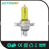 12V 100/90W H4 Yellow Silver Top Car Halogen Bulb thumbnail-1