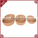 Washing Room Oval Shape Rattan Hanging Baskets for Towel Storage thumbnail-5
